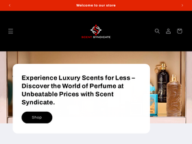 Scentsyndicate homepage screenshot