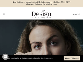 designureogsmykker.dk homepage screenshot