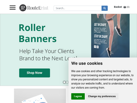 'route1print.co.uk' screenshot