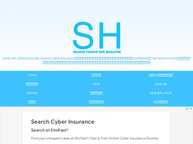 'sneakerhack.com' screenshot