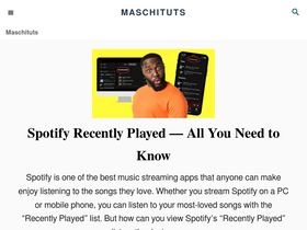 'maschituts.com' screenshot