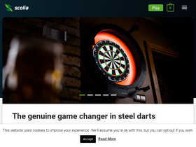 'scoliadarts.com' screenshot