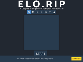 'elo.rip' screenshot