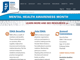 'ismanet.org' screenshot