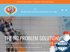 np9stainremover.com homepage screenshot