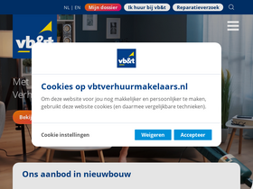 'vbtverhuurmakelaars.nl' screenshot
