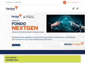 'vector.com.mx' screenshot