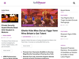 'softpower.ug' screenshot