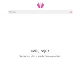 'geliurojus.lt' screenshot