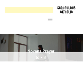 'scrupulouscatholic.com' screenshot