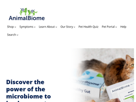 'animalbiome.com' screenshot