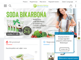 'alternativa-webshop.com' screenshot