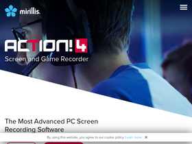'mirillis.com' screenshot