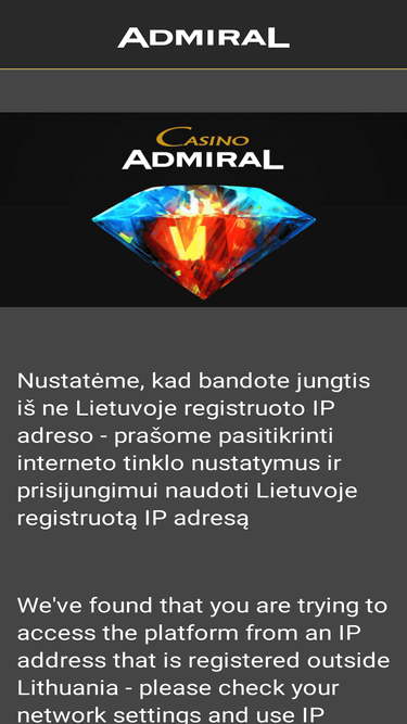 casinoadmiral.lt