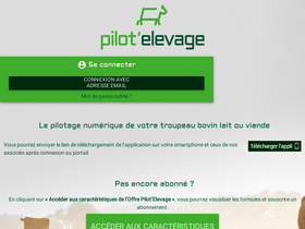 'pilotelevage.fr' screenshot