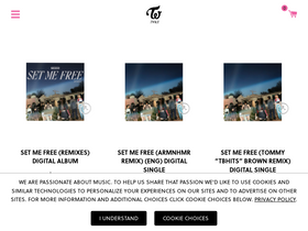 'twiceshop.com' screenshot