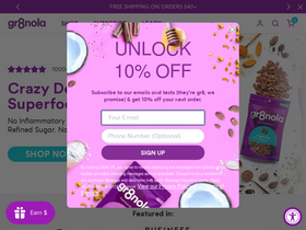 gr8nola.com homepage screenshot