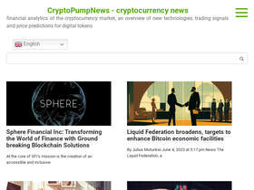 'cryptopumpnews.com' screenshot