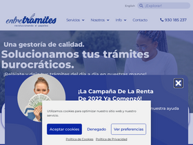 'entretramites.com' screenshot