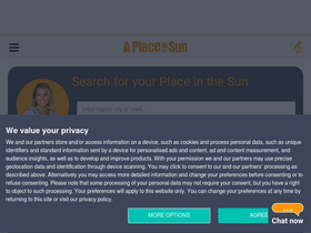 'aplaceinthesun.com' screenshot