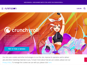 'funimation.com' screenshot