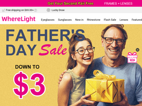 'wherelight.com' screenshot