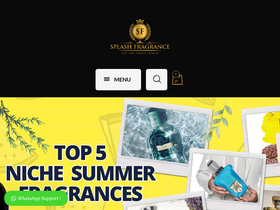 'splashfragrance.in' screenshot