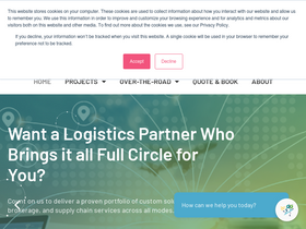 'bnsflogistics.com' screenshot