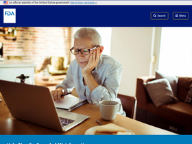 'fda.gov' screenshot