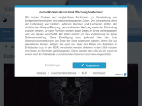 'esoterikforum.de' screenshot