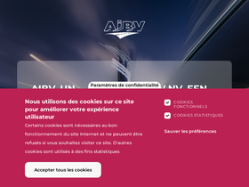 'aibv.be' screenshot