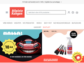 'bilpleiekongen.no' screenshot
