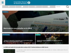 'ungs.edu.ar' screenshot