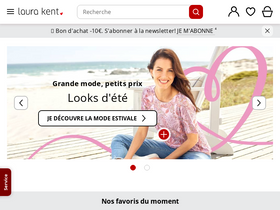 'laurakent.fr' screenshot