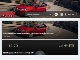 'cruzetalk.com' screenshot