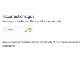 'azcorrections.gov' screenshot