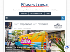 'thebusinessjournal.com' screenshot