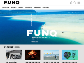 'funq.jp' screenshot