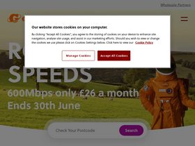 'gigaclear.com' screenshot