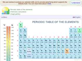 'periodni.com' screenshot