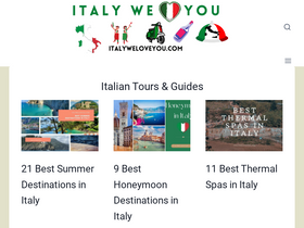 'italyweloveyou.com' screenshot