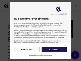 'aau.dk' screenshot