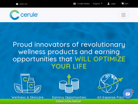 'cerule.com' screenshot