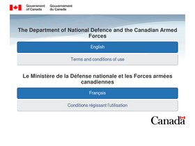 'dgpaapp.forces.gc.ca' screenshot