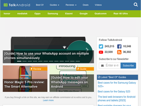 'talkandroid.com' screenshot