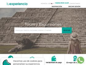 'tuexperiencia.com' screenshot