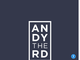 'andytherd.com' screenshot