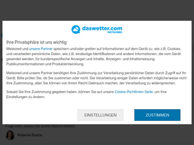 'daswetter.com' screenshot