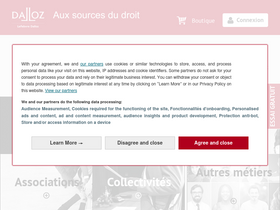 'dalloz.fr' screenshot