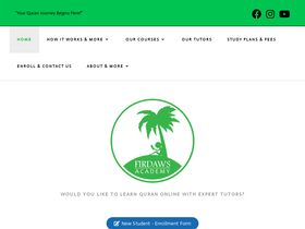 'firdawsacademy.com' screenshot